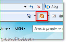 כיצד להירשם לעדכוני RSS Explorer של Internet Explorer מ- Windows Live - -