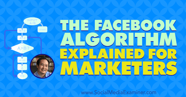 האלגוריתם של פייסבוק הוסבר למשווקים ובו תובנות של דניס יו בפודקאסט לשיווק ברשתות חברתיות.