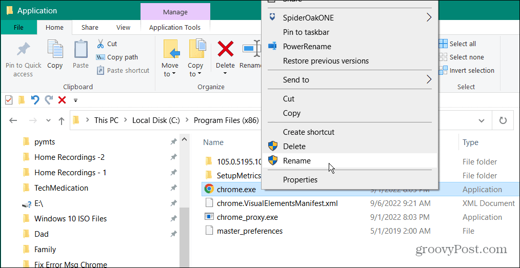 תקן Status_Access_Violation ב-Chrome