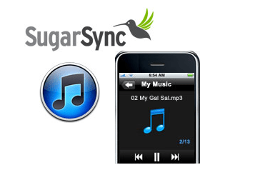 SugarSync + iTunes ו- iPhone