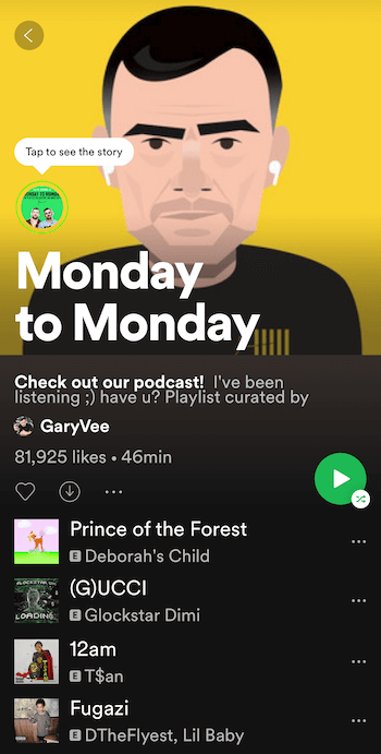'שני עד שני' רשימת השמעה של Spotify מאת GaryVee