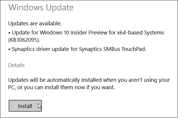 עדכון Windows 10 Build 10074 KB3062095 זמין