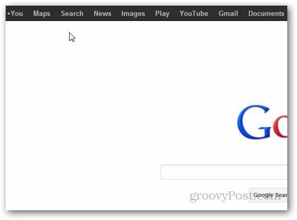 התאם אישית את סרגל הניווט של Google ב- Google Chrome [הרחבה]