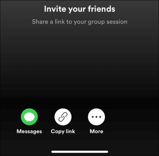  הזמינו להאזין ל-spotify עם חברים