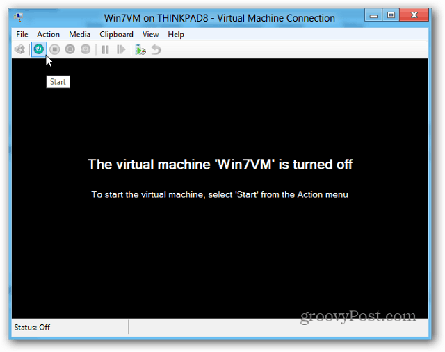 צור מכונה וירטואלית עם Hyper-V ב- Windows 8