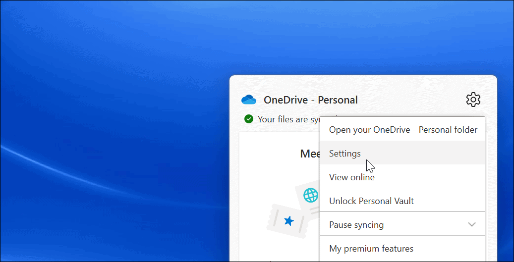 תקן את OneDrive לא מסתנכרן