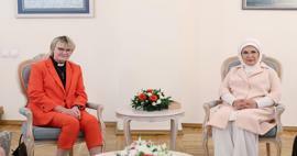 אמין ארדואן נפגש עם אשתו של ראש ממשלת שבדיה! ארדואן הביע את עצבותו