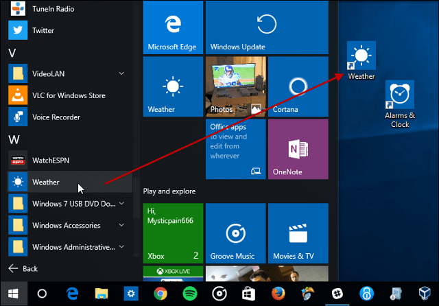 טיפ של Windows 10: צור קיצורי דרך לשולחן העבודה עבור אפליקציות אוניברסליות