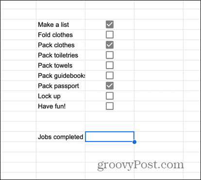 תא בחירת google sheets