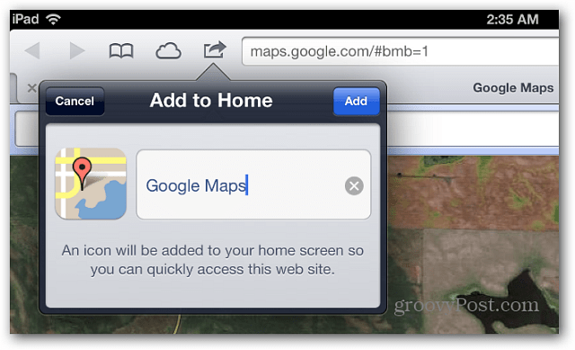טיפ של iOS 6: הוסף את מפות Google למסך הבית
