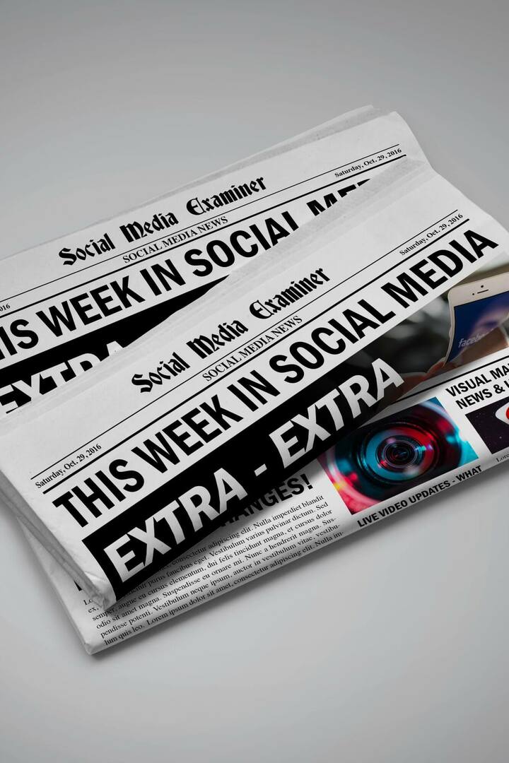 YouTube מציג מסכי קצה ניידים: השבוע ברשתות החברתיות: בוחן מדיה חברתית