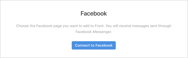 לחץ על הלחצן התחבר לפייסבוק באפליקציה הקדמית.