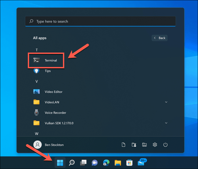 פתח את המסוף ב- Windows 11