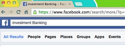 קטגוריות חיפוש גרפים בפייסבוק