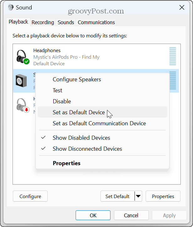 Windows 11 לא מזהה אוזניות