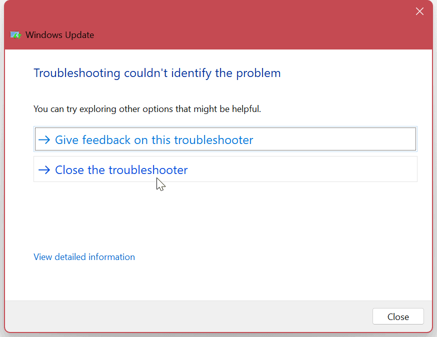 אין מספיק מקום בדיסק עבור Windows Update 