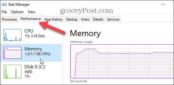 מצא חריצי זיכרון זמינים ב-Windows 11