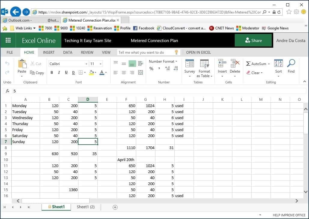 מצב קריאה בלבד של Excel