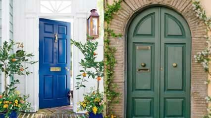 מהם צבעי דלתות הפנים המשמשים לקישוט הבית? צבעים אידיאליים לדלתות פנים