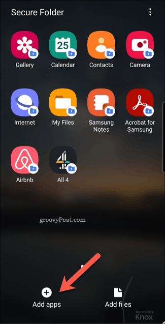 תיקיית אבטחת אנדרואיד Secure Add icon
