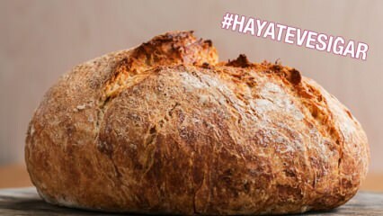 איך מכינים את הלחם הקל ביותר? מתכון לחם שלא התעקש הרבה זמן.. הכנת לחם בגודל מלא