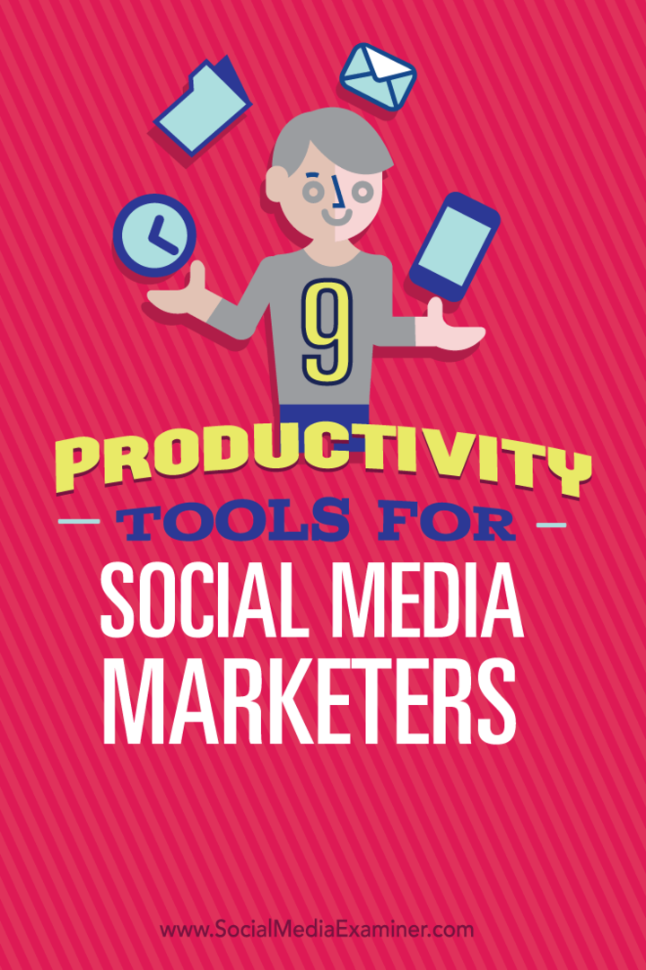 9 כלי פרודוקטיביות למשווקים ברשתות חברתיות: בוחן מדיה חברתית