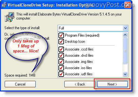 הר את תמונת ISO במערכת Windows XP