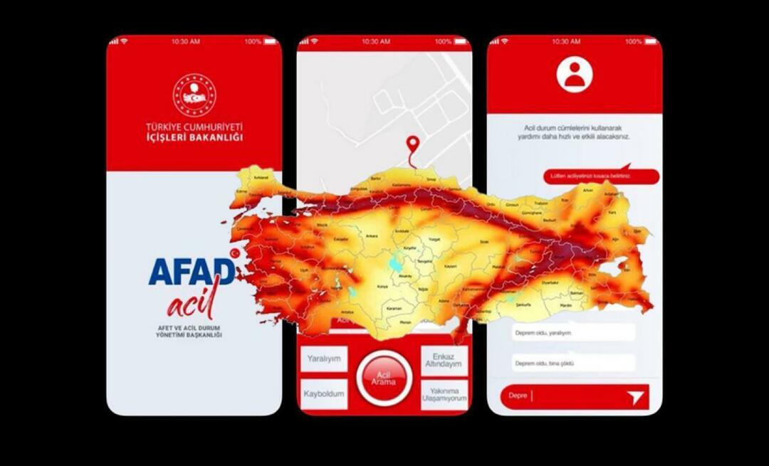האם הסיכון של רעידת אדמה בבית נחקר מבקשת AFAD? אפליקציית מפת רעידת אדמה מבית AFAD