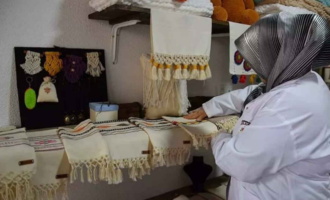מוצרים מקומיים של Bilecik מסתובבים ברחבי העולם! נשים מביליצ'יק משווקות
