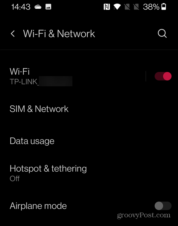 Wi-Fi ורשת