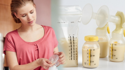 איך מאחסנים חלב אם שלם? כיצד להשתמש בחלב חלוב? תוך כדי חימום חלב ...