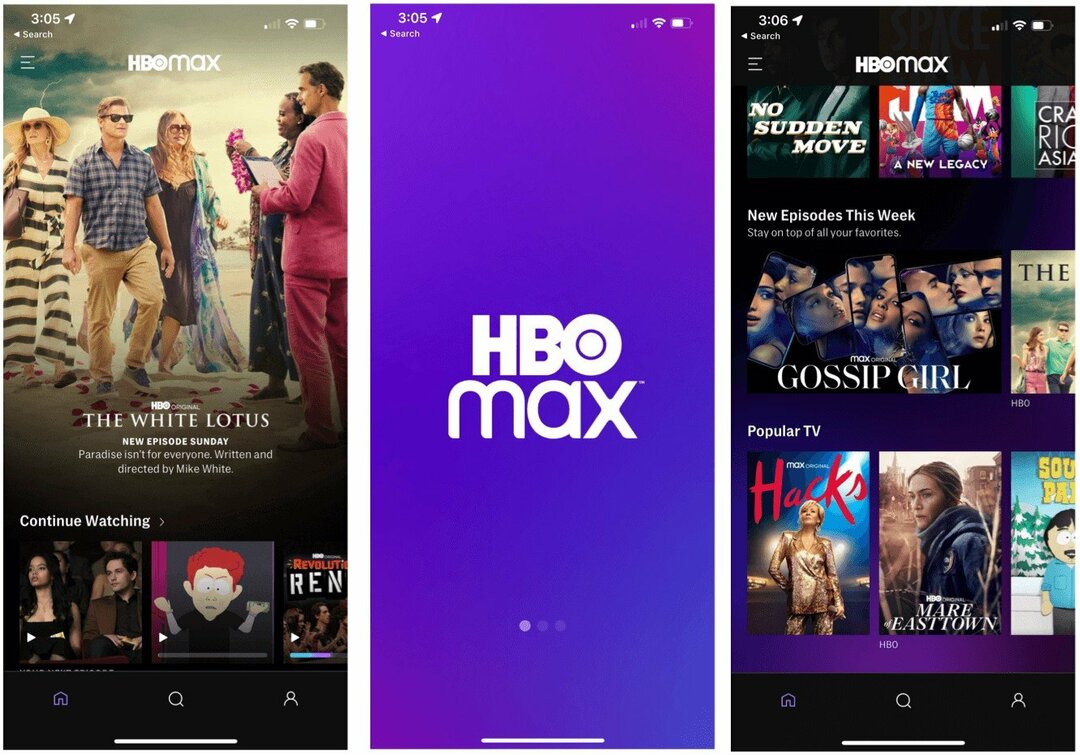 אפליקציות האייפון הטובות ביותר HBO Max