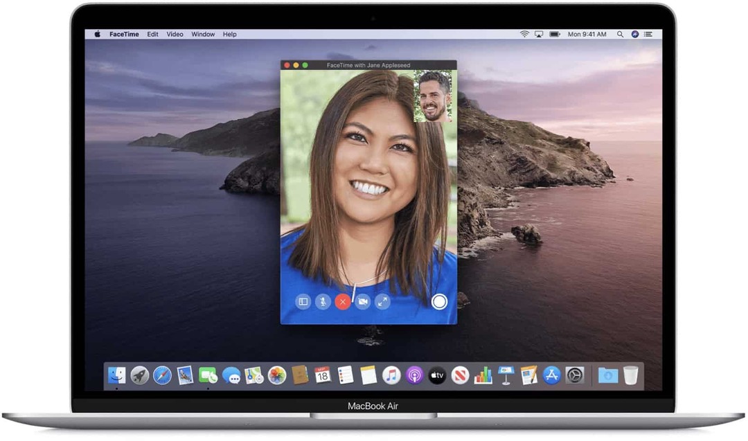 הקלט שיחת FaceTime ב- Mac
