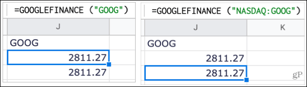 עקוב אחר מניות ב- Google Sheets עם ובלי ההחלפה