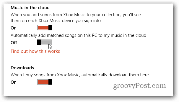 מוזיקה בעדפות הענן