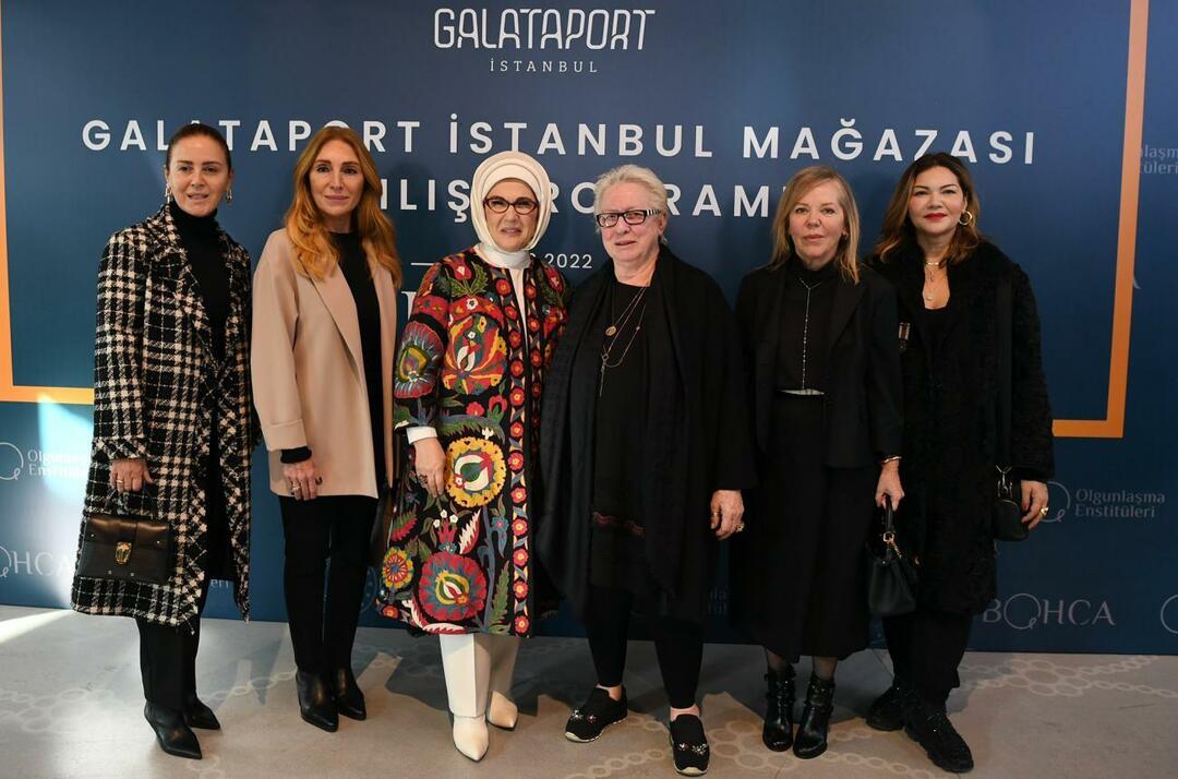 אמין ארדואן גזרה את סרט הפתיחה של חנות Galataport Istanbul Bohça