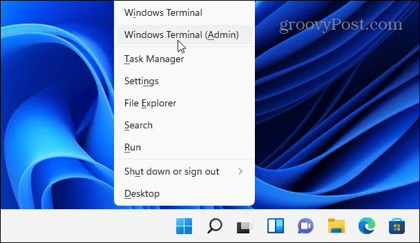 מנהל מערכת של Windows Terminal