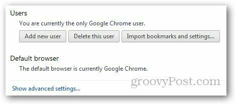 דפדפן האינטרנט ברירת המחדל של Chrome 2