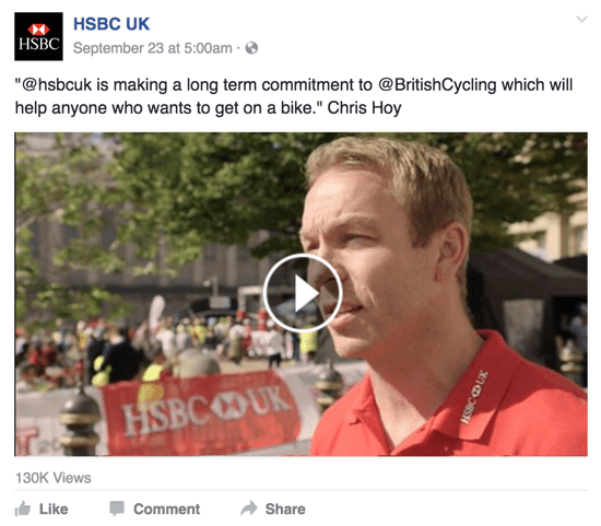 hsbc פייסבוק וידאו