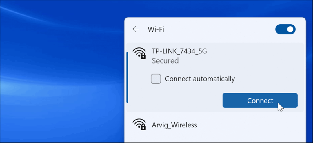 לחבר Wi-Fi Windows 11