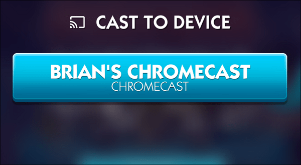 בחר Chromecast