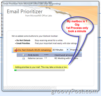 כיצד לארגן את תיבת הדואר הנכנס שלך באמצעות תוסף חדש לעדיפות דוא"ל עבור Microsoft Outlook:: groovyPost.com
