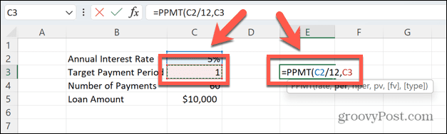 Excel PPMT לכל