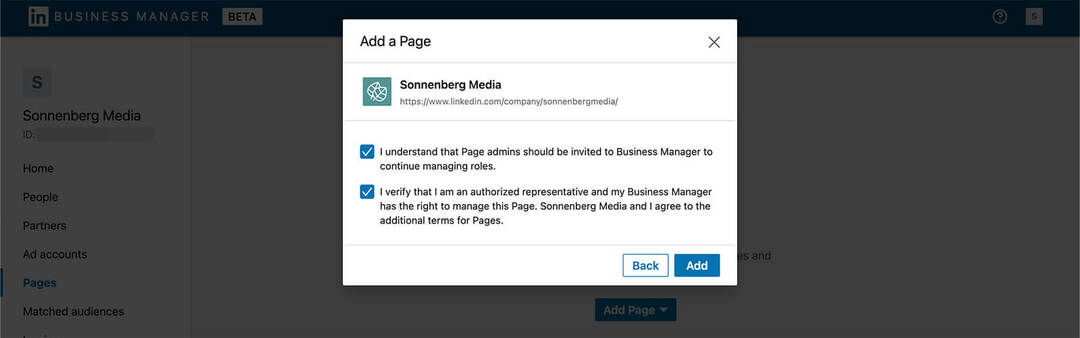 how-to-started-linkedin-business-manager-link-pages-add-company-name-step-7