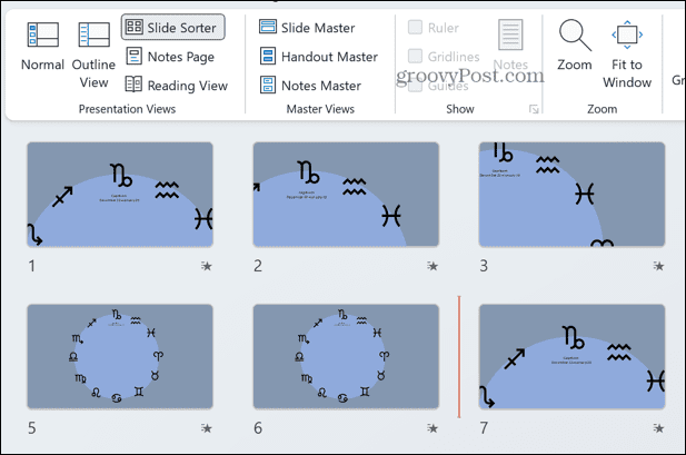 שקופיות שנמחקו ב-powerpoint