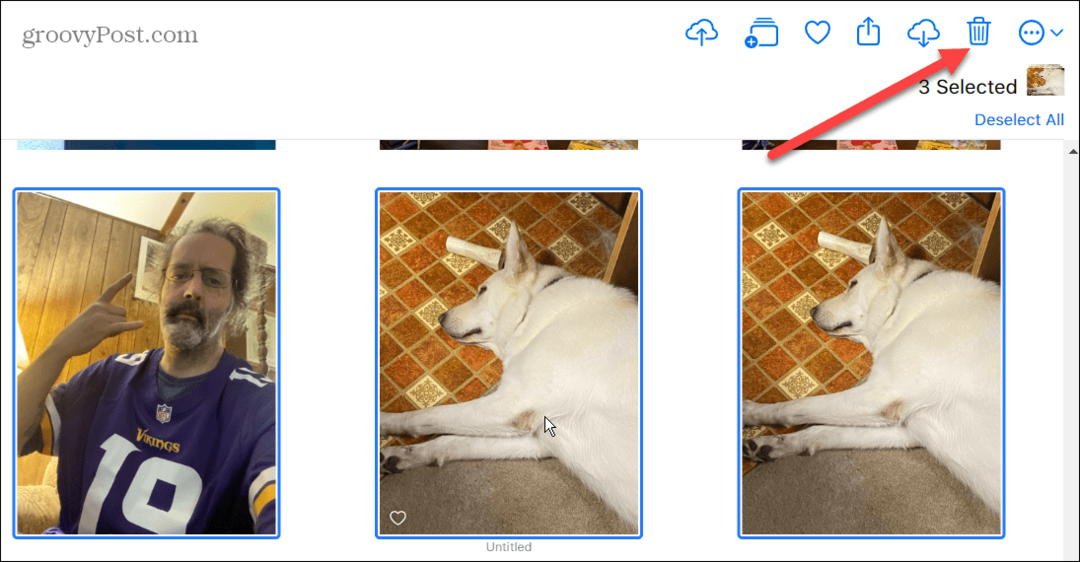 כיצד למחוק תמונות מ- iCloud