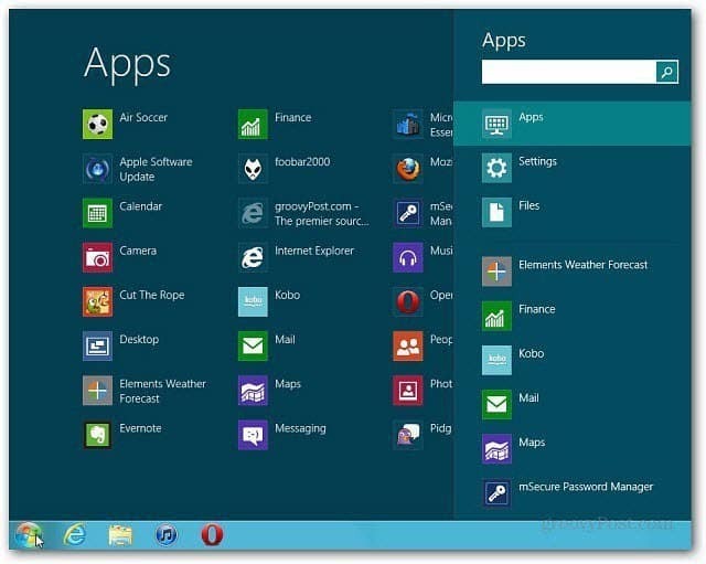 Windows 8: קבל את תפריט ההתחלה בחזרה בשולחן העבודה