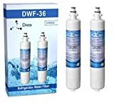 דיסטה - מחסנית מסנן מים למקרר התואמת ל- GE RPWF (לא ל- RPWFE) (2 חבילות)