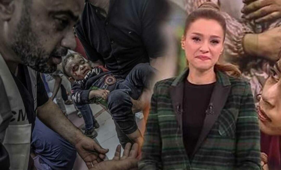 מגישת החדשות Cansın Helvacı לא יכלה לעצור את דמעותיה בזמן שדיווחה על החדשות על הטבח בעזה!