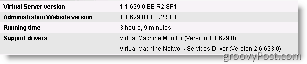 עדכון Microsoft Virtual Server 2005 R2 SP1 [התראת שחרור]